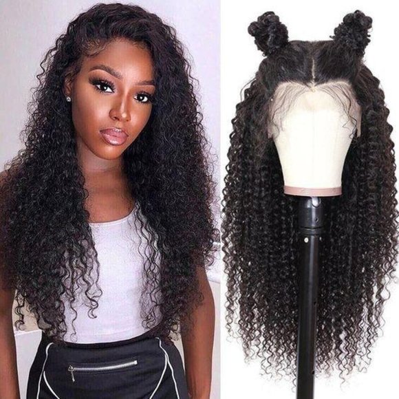 New Human Hair Blend Lace Front Wig main image 5